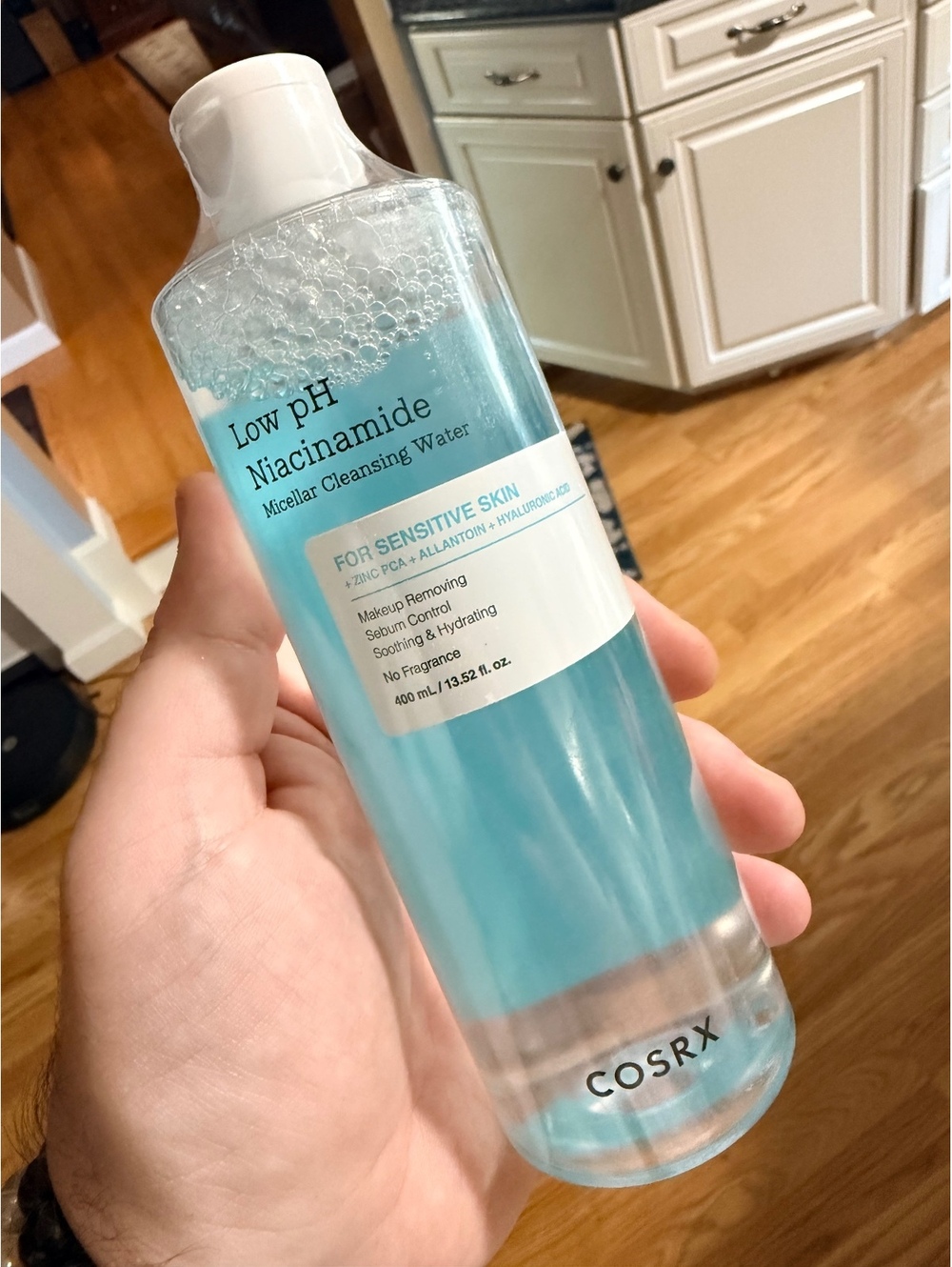 COSRX Low pH Niacinamide Micellar Cleansing Water for Sensitive Skin 11.52 fl oz